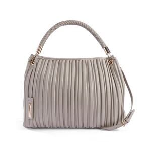 Mellow World Ciaran Pleated Hobo Bag Grey NWT